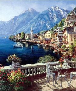 Hallstatt Lake Austria Paint By Numbers