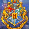 Hogwarts Movie Logo Paint By Numbers