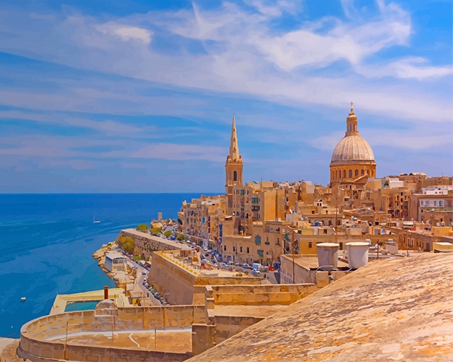 Final painting displayed