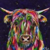 Rainbow Highland Cows Paint By Numbers