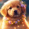 Hawaiian Puppy Dogs Paint By Numbers