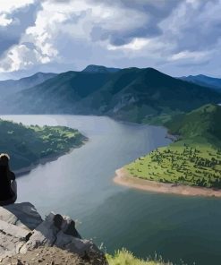 Mountain Landscape Beauty Paint By Numbers