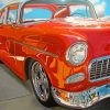 Vintage Car Headlight Paint By Numbers