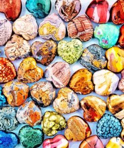 Colorful Healing Stones Paint By Numbers