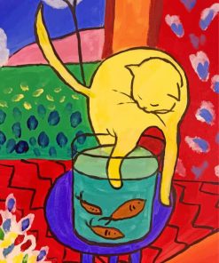 Henri Matisse Cat Fish Paint By Numbers