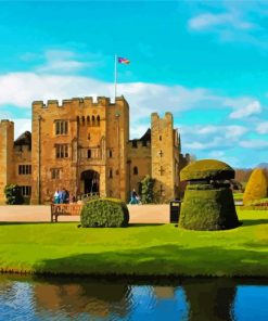 Hever Castle Scenic View Paint By Numbers