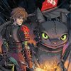 How to Train Your Dragon Paint By Numbers