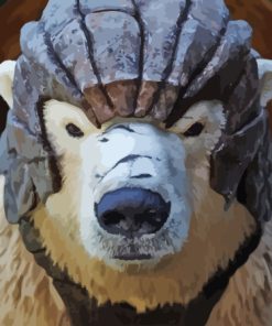 His Dark Materials Iorek Paint By Numbers