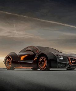 Black Hispano Suiza Carmen Paint By Numbers