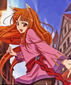 Holo Spice And Wolf Anime Paint By Numbers