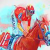 Horse Racing Elegance Paint By Numbers