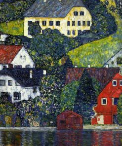 Houses at Attersee by Gustav Klimt Paint By Numbers