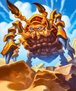 Scarab Beetle Paint By Numbers