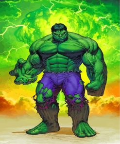 Hulk Superhero Adventure Paint By Numbers