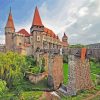 Hunyad Castle Architecture Paint By Numbers