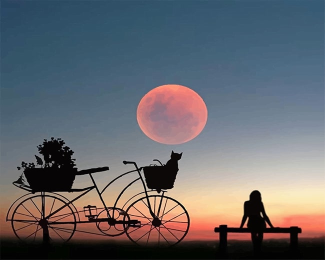 Finalizing the Moonlit Dance Silhouette Artwork