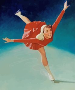 Ice Skater Woman Paint By Numbers