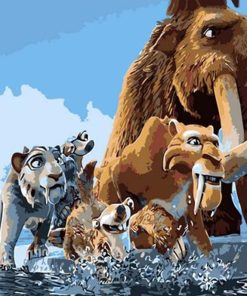 Ice Age Animation Paint By Numbers