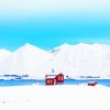 Snowy Iceland Landscape Paint By Numbers