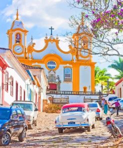 Igreja de Santo Antonio Brazil Paint By Numbers