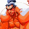 E Honda Street Fighter Paint By Numbers