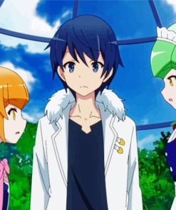 In Another World With My Smartphone Series Paint By Numbers