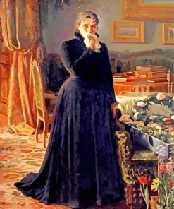 Inconsolable Grief Ivan Kramskoi Paint By Numbers
