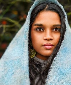 Indian Woman Portrait Paint By Numbers