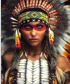 Native Woman Paint By Numbers