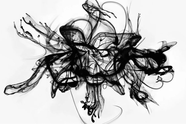 Abstract Black and White Paint By Numbers