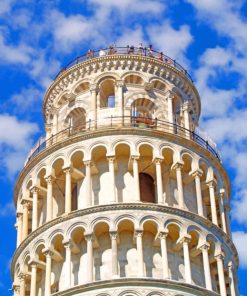 Leaning Tower of Pisa Paint By Numbers