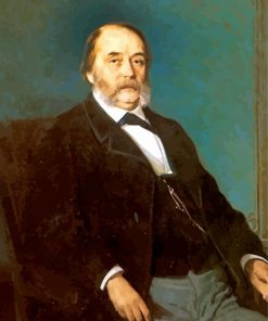 Ivan Kramskoi Vintage Style Paint By Numbers