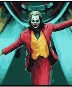 Joker Dance Villain Paint By Numbers