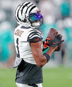 Ja Marr Chase Football Paint By Numbers