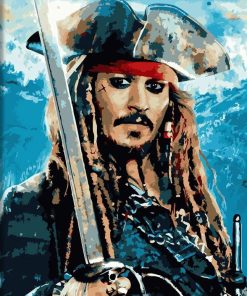 Jack Sparrow Pirate Adventure Paint By Numbers