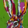 Colorful Jackrabbit Paint By Numbers