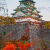 Osaka Castle Japan Paint By Numbers