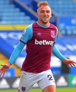 Jarrod Bowen English Football Paint By Numbers