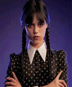 Jenna Ortega Wednesday Series Paint By Numbers