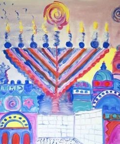 Jerusalem Sacred Abstract Paint By Numbers