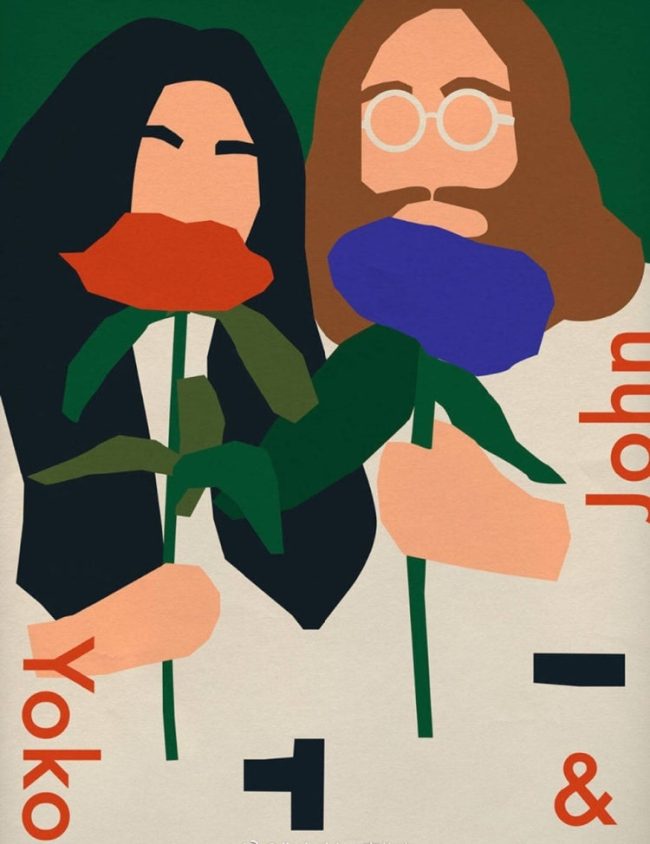 Beatles Icon John And Yoko Paint By Numbers