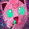 Jigglypuff Pokemon Art Paint By Numbers