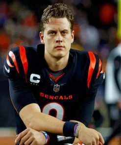 Joe Burrow Football Paint By Numbers