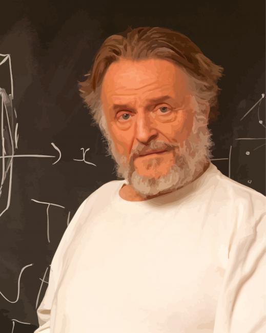 Completed paint by numbers canvas