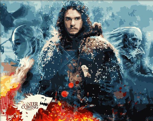 Jon Snow Targaryen Paint By Numbers