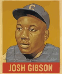 Josh Gibson Negro League Paint By Numbers