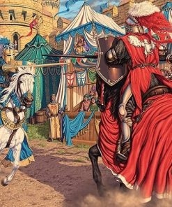 Knight People Painting Activity Paint By Numbers