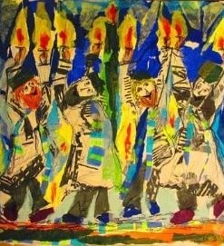 Joyous Flames Religious Paint By Numbers