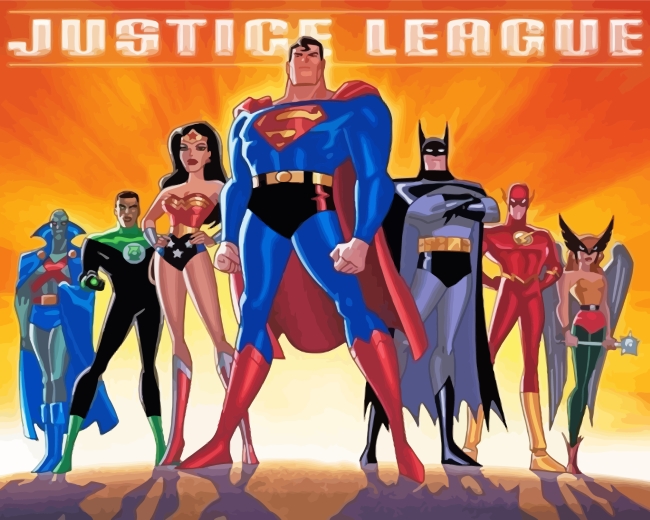Finalizing the Justice League artwork