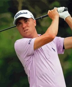 Justin Thomas Golf Paint By Numbers